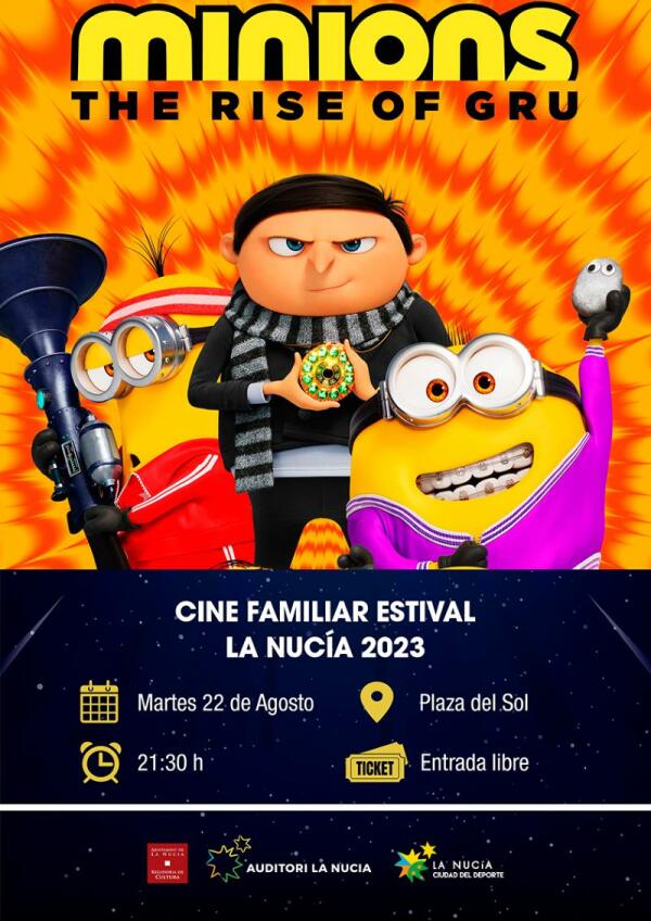  “Minions: el Origen de Gru” mañana en la plaza del Sol