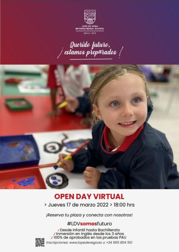 El Lope de Vega dará a conocer su oferta educativa en un Open Day virtual