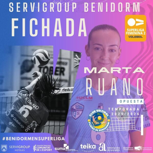 Marta Ruano, primer fichaje del Servigroup Benidorm Femenino para la temporada 2025-2026