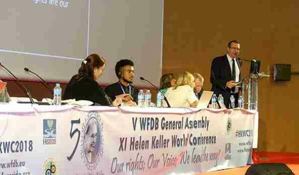 Benidorm acoge la Asamblea de la Federaci&oacute;n Mundial de Sordociegos