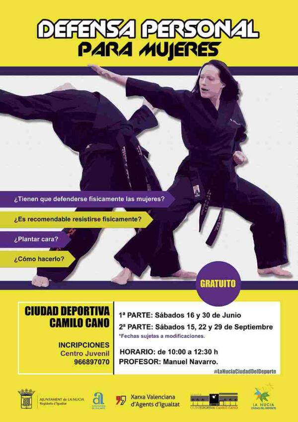 La Nuc&iacute;a &middot; &Uacute;ltimas plazas para taller gratuito de &ldquo;Defensa Personal para Mujeres&rdquo; 