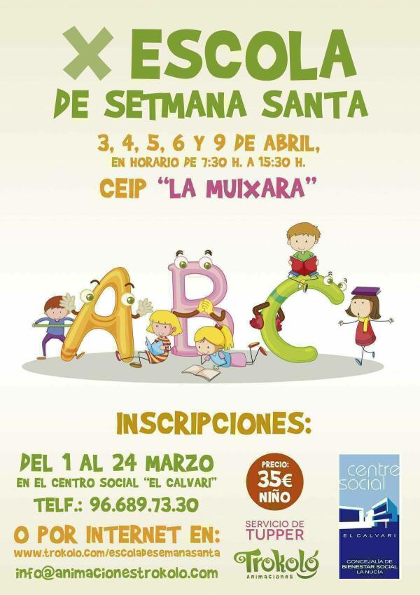 La Nuc&iacute;a &middot; La X Escola de Setmana Santa abre el plazo de inscripci&oacute;n 