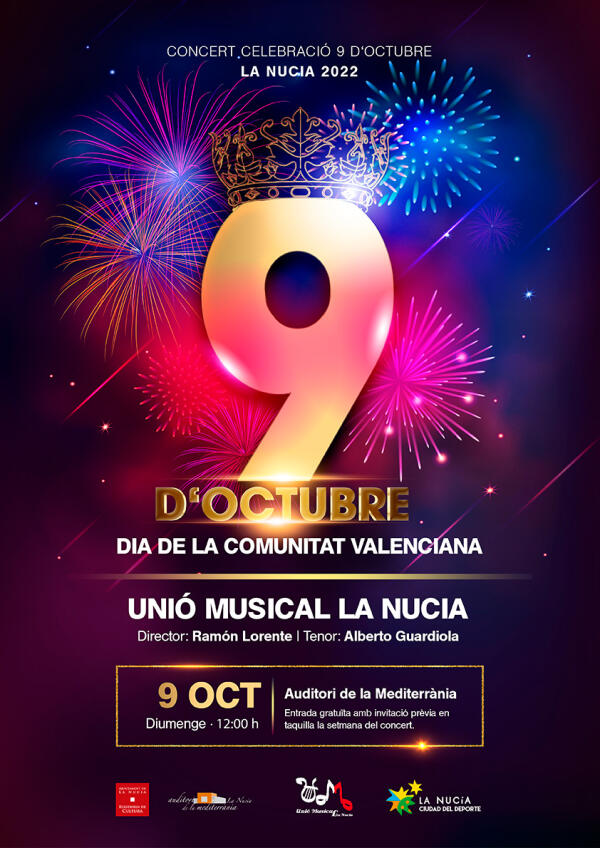  El “Himne de La Nucia” volverá a sonar en el “Concert del 9 d’Octubre” 