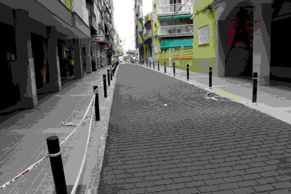   Benidorm // La calle Carrasco se abre mañana al tráfico tras los trabajos de pavimentación