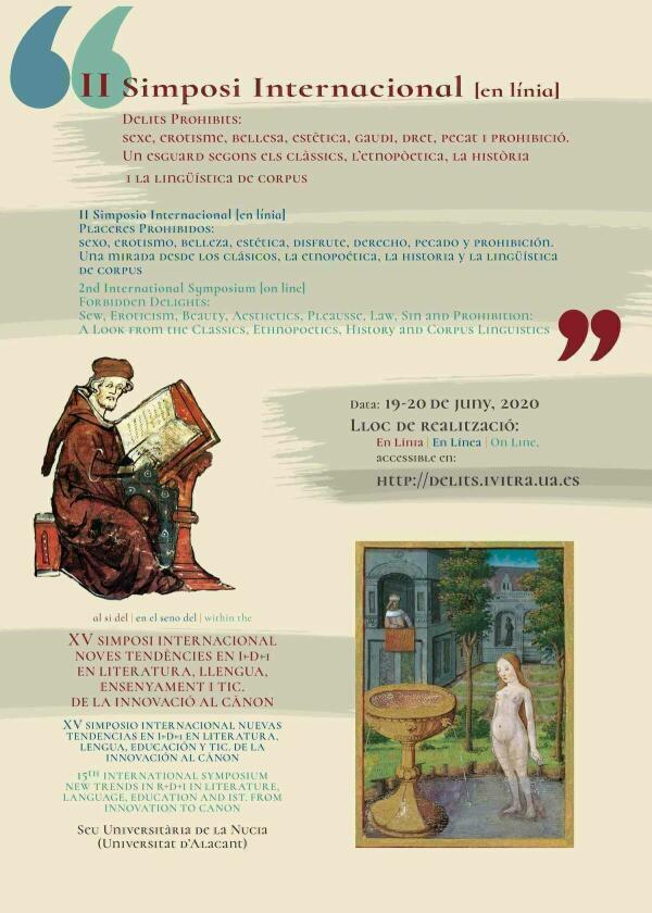 El &ldquo;II Simposi Internacional Delits prohibits&rdquo; se desarrollar&aacute; esta semana de forma on-line y abierta