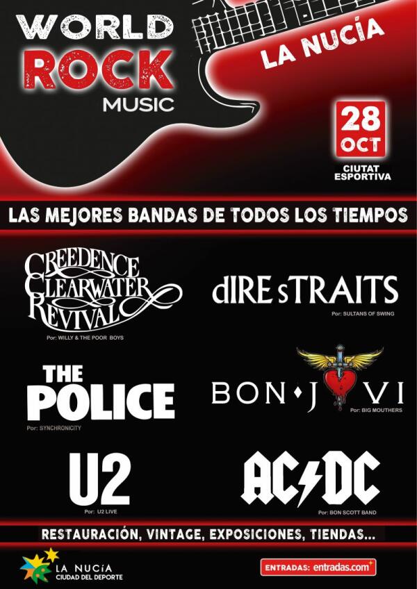 La Nucía acoge el “World Rock Music 2023” este sábado