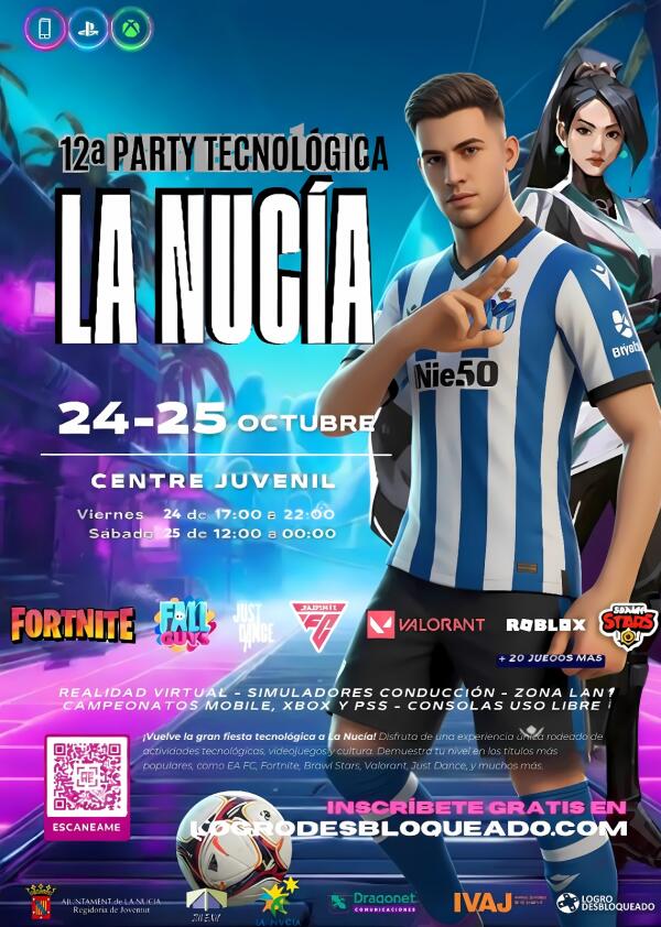 La XII Party Tecnológica comienza mañana en el Centre Juvenil