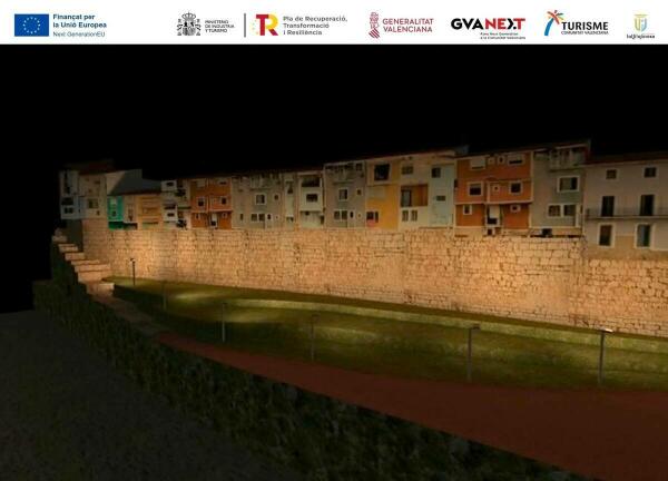 Villajoyosa instalar&aacute; nueva iluminaci&oacute;n led en las murallas del casco hist&oacute;rico 