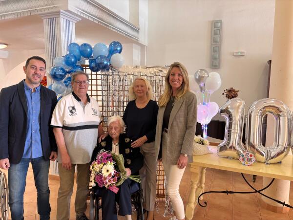La nuciera Andrea de Block cumple 100 años 