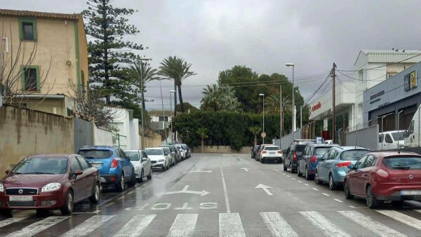 Benidorm pide a la Diputación una subvención para ampliar la red de aguas pluviales en la zona de l’Almafrà y evitar inundaciones