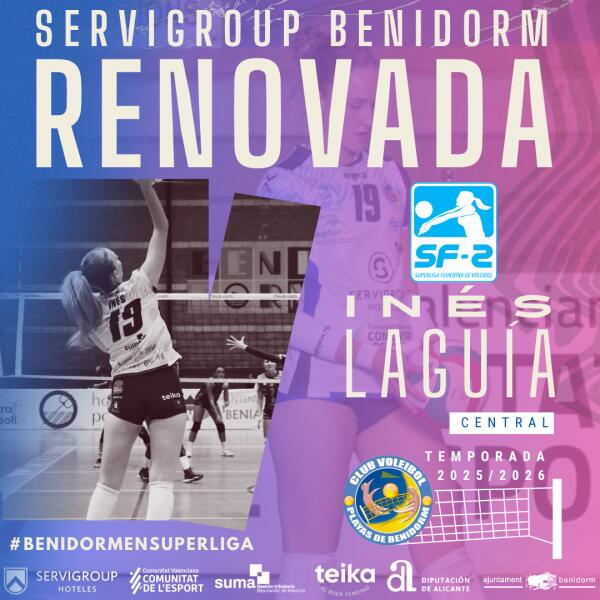 Inés Laguía, potencia y compromiso para una nueva temporada en el Servigroup Benidorm