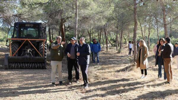 Benidorm inicia las actuaciones de prevención contra incendios en el parque El Moralet 