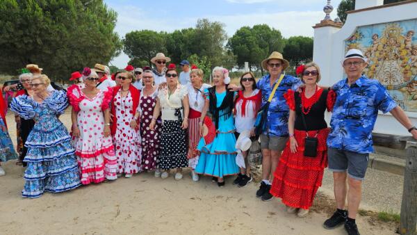 52 personas disfrutaron del Viaje al Rocío- Huelva de la 3ª Edad