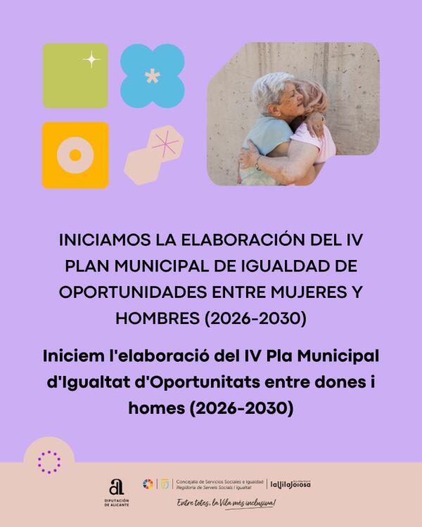 Villajoyosa inicia la redacci&oacute;n del IV Plan Municipal de Igualdad de Oportunidades entre Mujeres y Hombres
