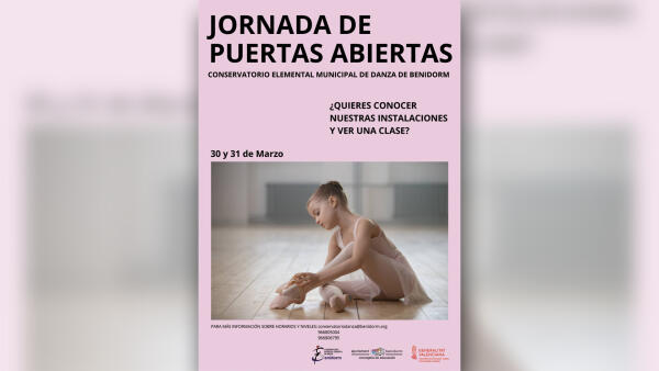 El Conservatorio de Danza programa dos jornadas de puertas abiertas para dar a conocer su oferta formativa