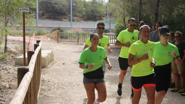 Benidorm habilita una zona de entrenamiento de un kilómetro de longitud en el parque urbano de El Moralet