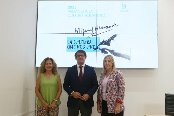 Los Premios a la Cultura Alicantina de la Diputación reconocen la trayectoria del catedrático José Carlos Rovira