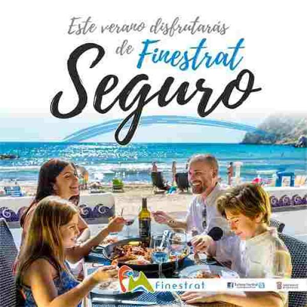 La concejal&iacute;a de Turismo lanza una campa&ntilde;a de promoci&oacute;n tur&iacute;stica con el eslogan "Este verano disfrutar&aacute;s de Finestrat seguro".