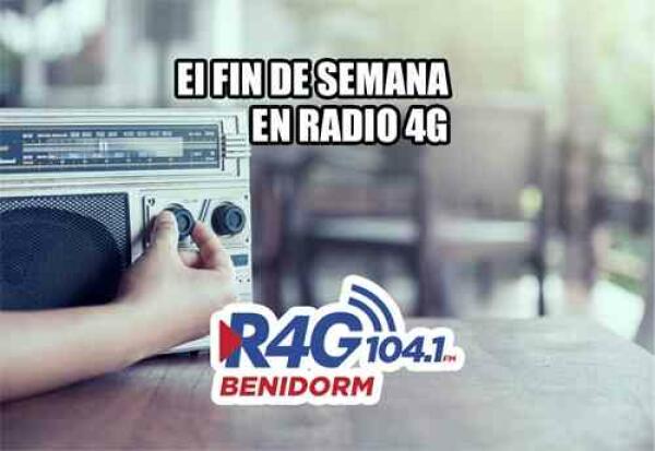 Cine, música y fútbol, la mejor programación del fin de semana en Radio 4G Benidorm