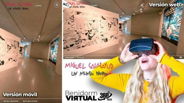 La exposición ‘Un mundo propio’ del ilustrador alicantino Miguel Calatayud ya forma parte del Benidorm Virtual 