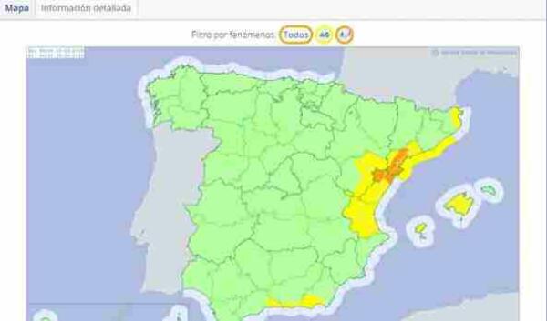 Benidorm &middot; Seguridad activa a partir del jueves el Plan de Emergencias por posibles lluvias intensas