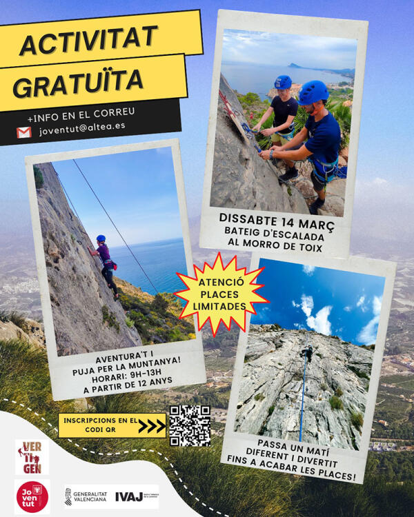 Juventud ofrece una actividad multiaventura e iniciaci&oacute;n a la escalada 