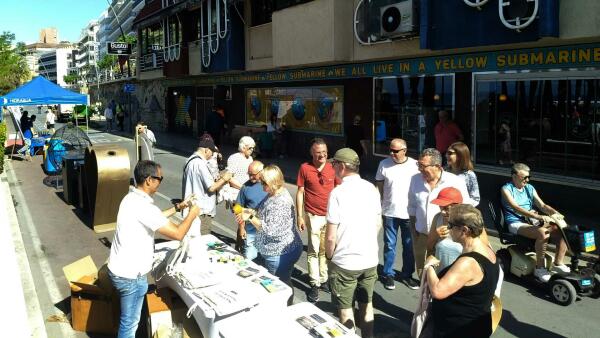 Gran seguimiento de la I Fiesta del Reciclaje de Benidorm  