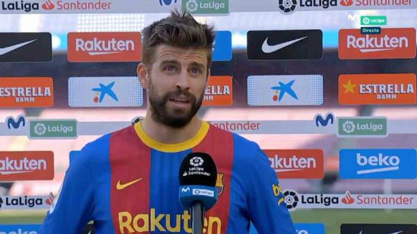 Piqué "Muy difícil que ganemos LaLiga este año"