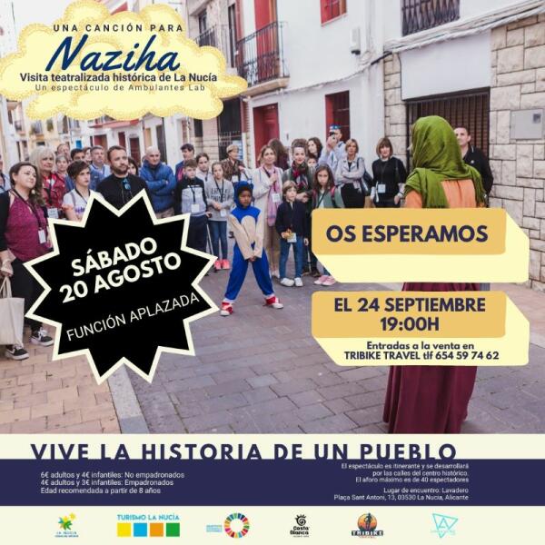 La próxima “Visita Teatralizada” será el 24 de septiembre