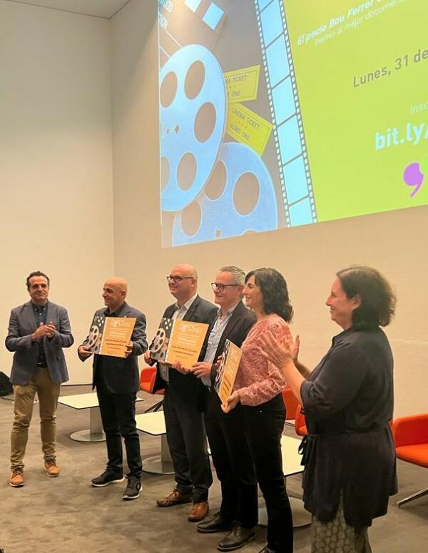 La Vila Joiosa recoge el premio DOCS ALC del Instituto de Cultura Juan Gil-Albert al documental “El pecio Bou Ferrer de la Vila Joiosa: un yacimiento extraordinario”