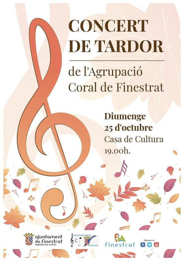 Concierto de Otoño de l’Agrupació Coral de Finestrat