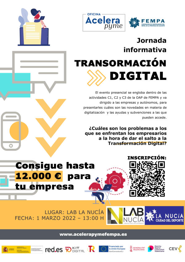 Charla gratuita para empresari@s sobre las ayudas “Kit Digital”