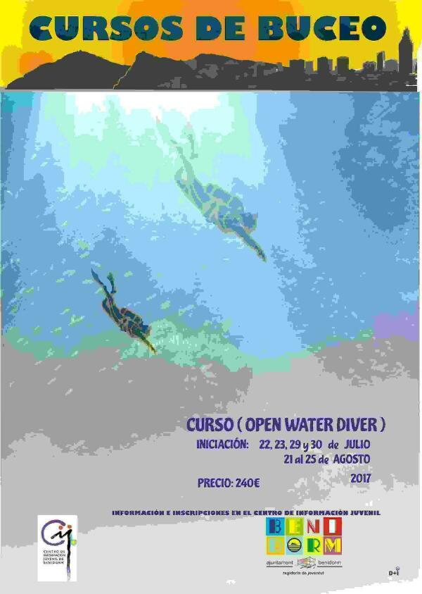 Benidorm &middot; Juventud amplia su oferta formativa con cuatro cursos de buceo con equipo aut&oacute;nomo