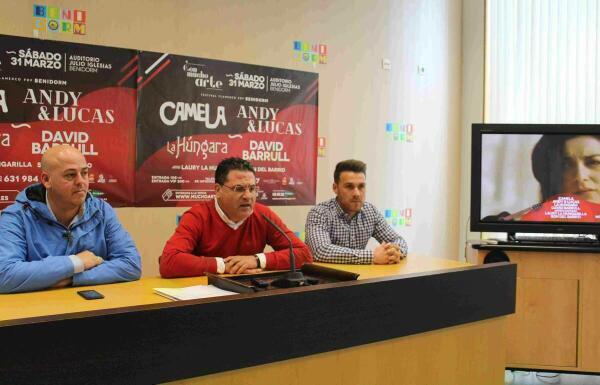 Camela y Andy&Lucas encabezan el cartel del festival &lsquo;Con Mucho Arte&rsquo; del pr&oacute;ximo 31 de marzo