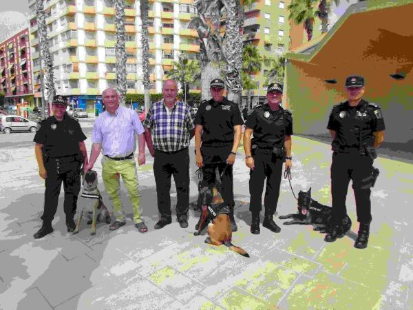La Vila presenta su nueva Unidad Canina de la Polic&iacute;a Local 