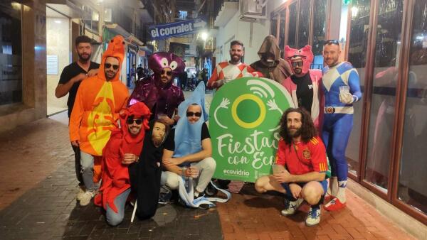 Benidorm vuelve a acoger la iniciativa ‘Fiestas con eco’ de Ecovidrio durante las Festes Majors Patronals