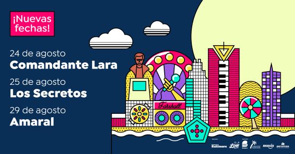 Amaral, Los Secretos y Comandante Lara se suman a la programaci&oacute;n de Benidorm Summer Nights 