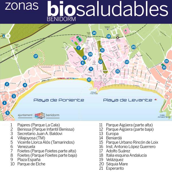 Benidorm «suma» una nueva zona biosaludable en la calle Esperanto