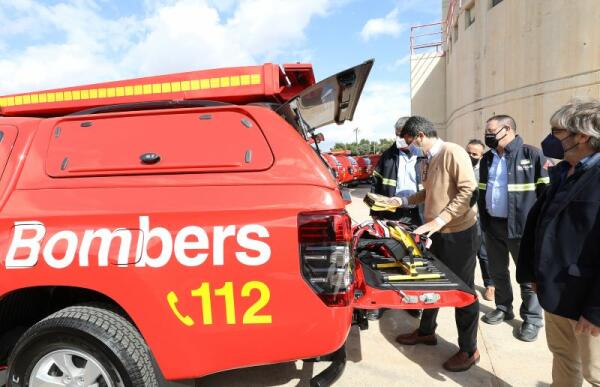 El Consorcio Provincial de Bomberos refuerza su flota de vehículos con once nuevas pickups 