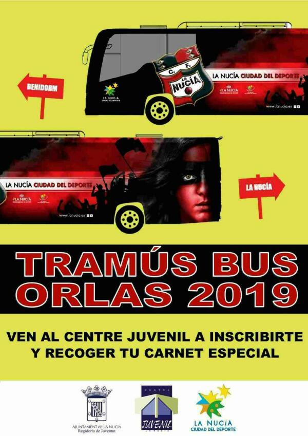 Tramús Bús Especial por las “Orlas del Instituto” el viernes 7 de junio  