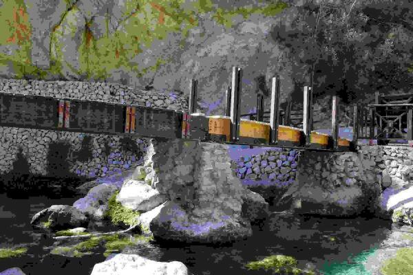   Callosa &middot; El Ayuntamiento restituye el puente de la cascada principal de Les Fonts d&rsquo;Algar