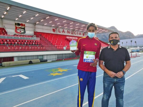 Los “oros” mundiales de atletismo Rojas, García y Mahuchikh estuvieron en La Nucía