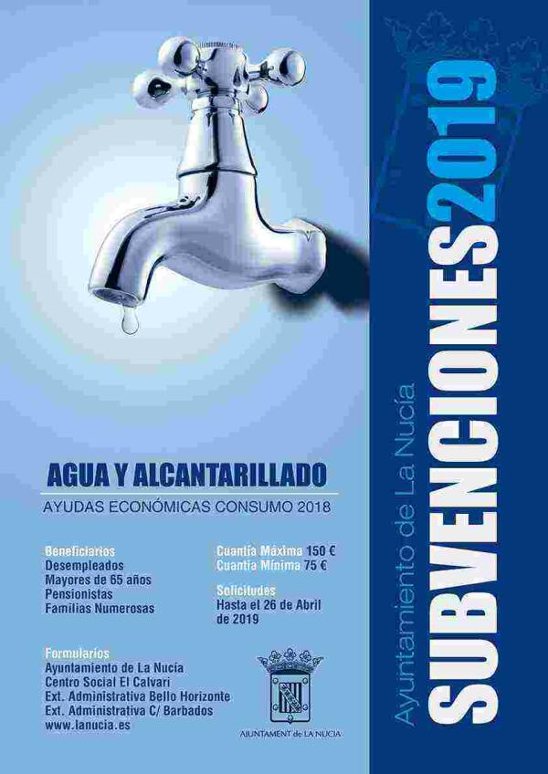 La Nucía // Últimos días para solicitar la Subvención del Agua 