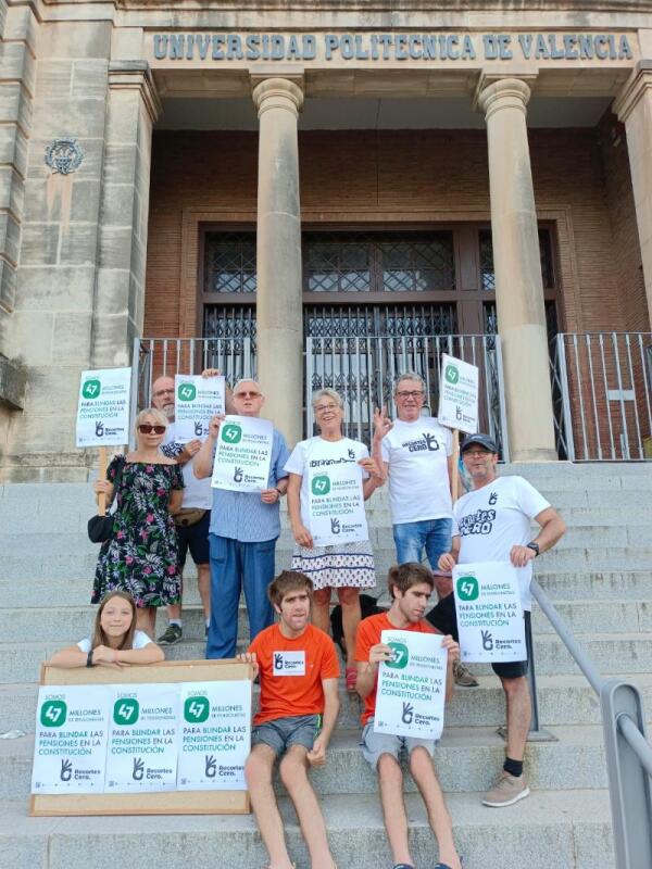 Recortes Cero llama a todas las candidaturas  a comprometerse con el blindaje constitucional de las pensiones 