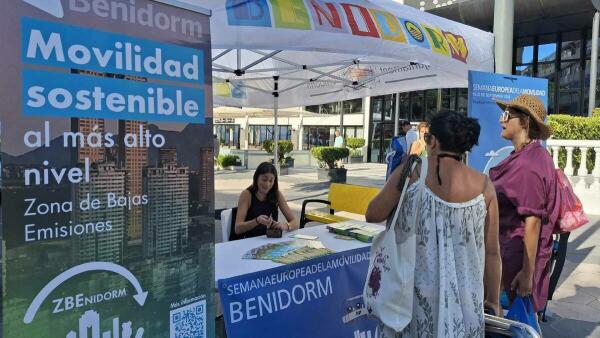 Benidorm arranca la Semana Europea de la Movilidad con una campaña informativa sobre las Zonas de Bajas Emisiones