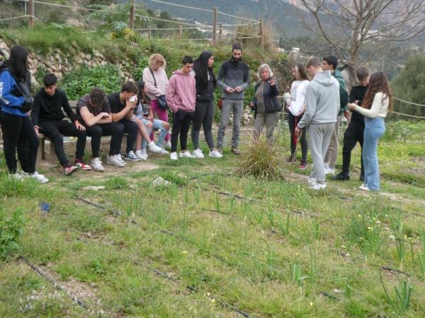 Ecohuerto intergeneracional entre alumnos del Instituto y Tercera Edad