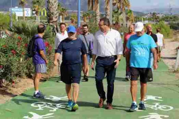 Benidorm &middot; Abierto el acceso a peatones y ciclistas de la Avenida Beniarda hasta el centro comercial y v&iacute;as verdes