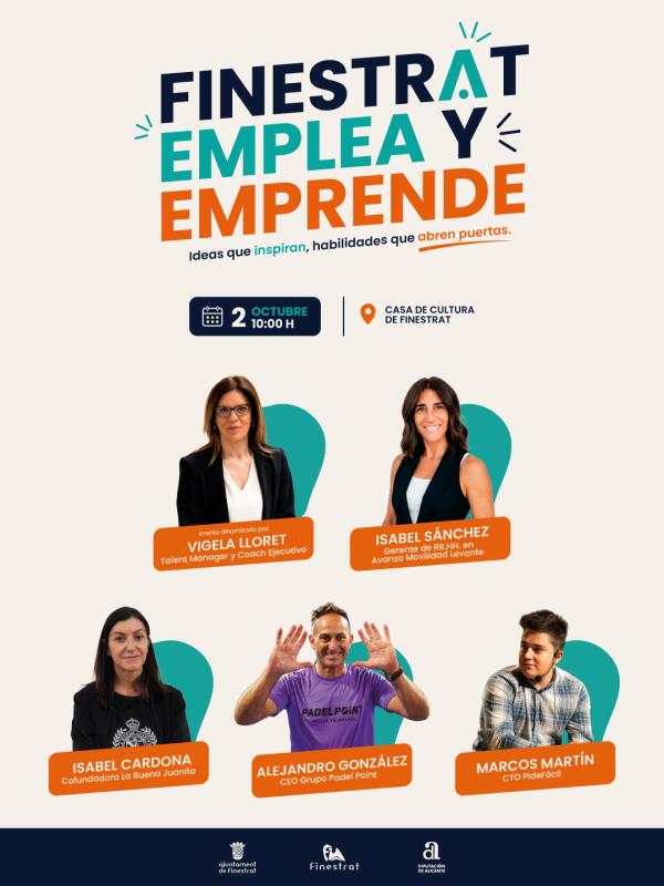 La II edici&oacute;n de &lsquo;Finestrat Emplea y Emprende&rsquo; apuesta por acercar nuevas oportunidades laborales y de emprendimiento a la ciudadan&iacute;a