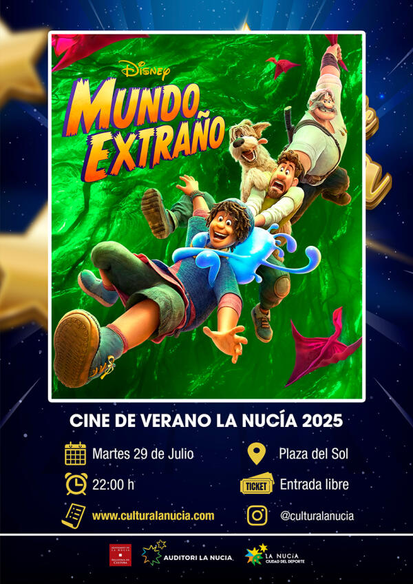 Mañana en la plaza del Sol la película de Disney “Un Mundo Extraño”