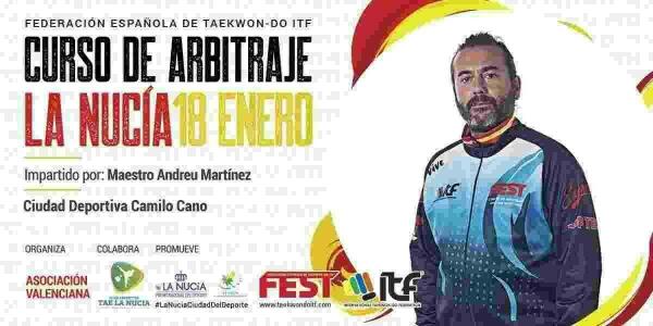 La Nucía · Curso Nacional de Arbitraje de Taekwon-do ITF 